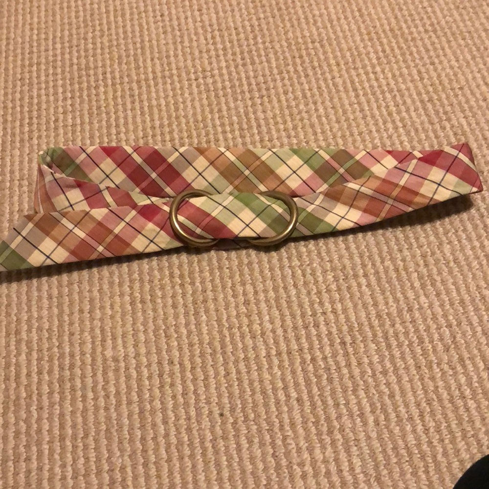 Ellen Ann Plaid Belt